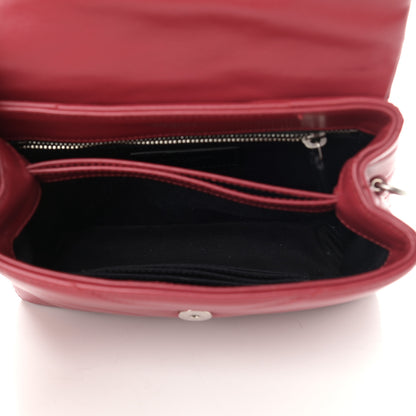 Saint Laurent Calfskin Y Quilted Monogram Toy Loulou Crossbody Bag New Lipstick 5 of 14