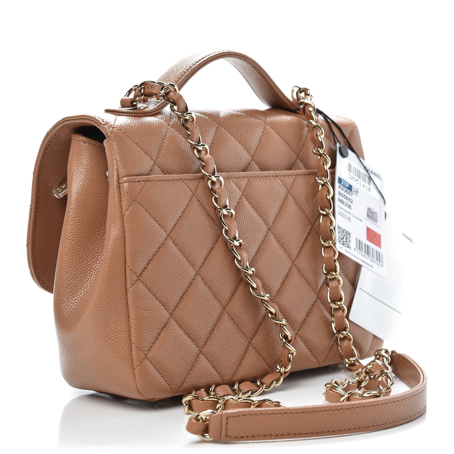 Chanel Caviar Quilted Medium Business Affinity Flap Brown 3 of 11