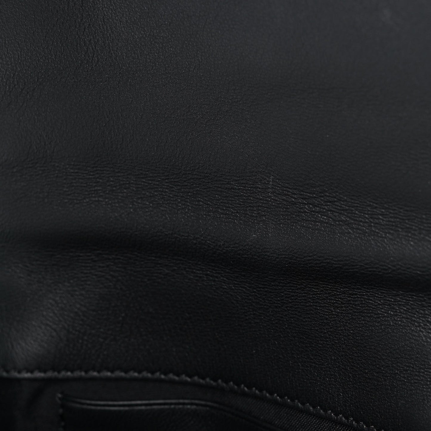 Nappa FF 1974 Embossed Mini Baguette Black