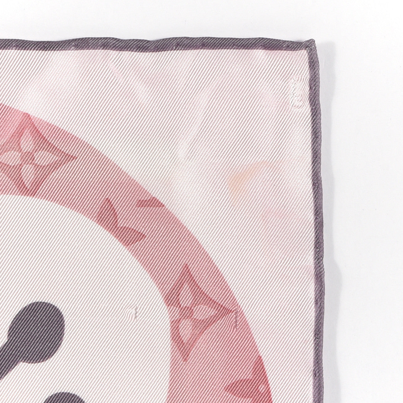 Louis Vuitton Silk Monogram Floral Scarf Pink 3 of 4