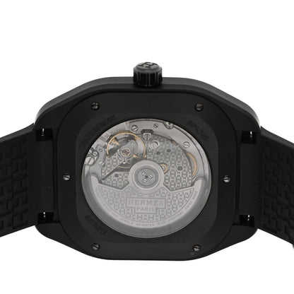 Hermes Graphene Nickel Rubber 39mm H08 Automatic Watch Noir 4 of 5