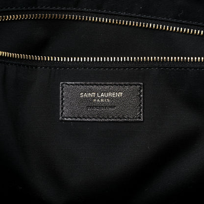 Saint Laurent Lambskin Quilted Maxi Icare Shopping Tote Black 7 of 10
