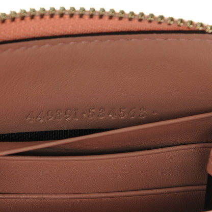 Gucci Microguccissima Zip Around Wallet Soft Pink 7 of 7