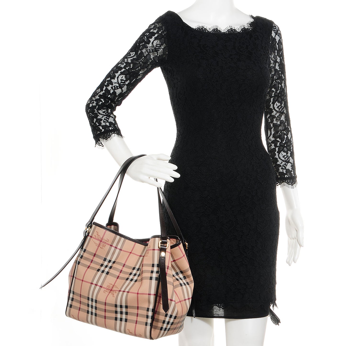 Haymarket Check Small Canterbury Tote Chocolate