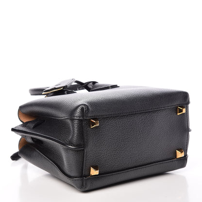 MCM Grained Calfskin Mini Milla Tote Black 4 of 11
