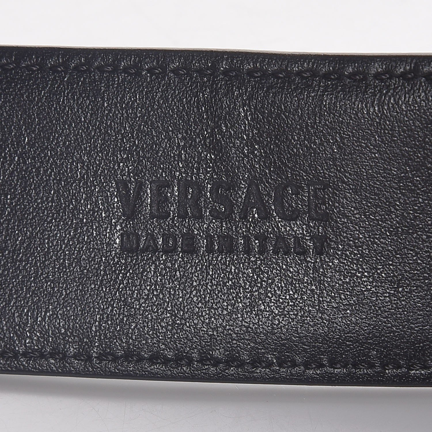 Versace Calfskin Palazzo Medusa Belt 95 38 Black 5 of 7