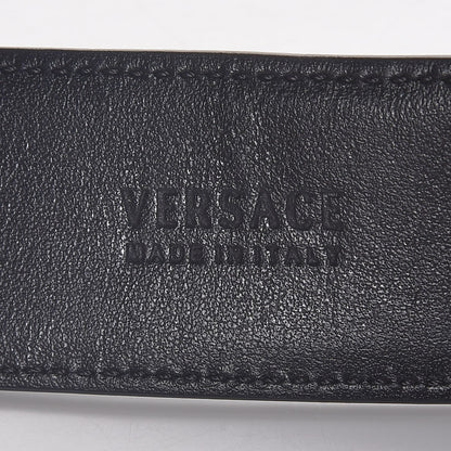 Versace Calfskin Palazzo Medusa Belt 95 38 Black 5 of 7