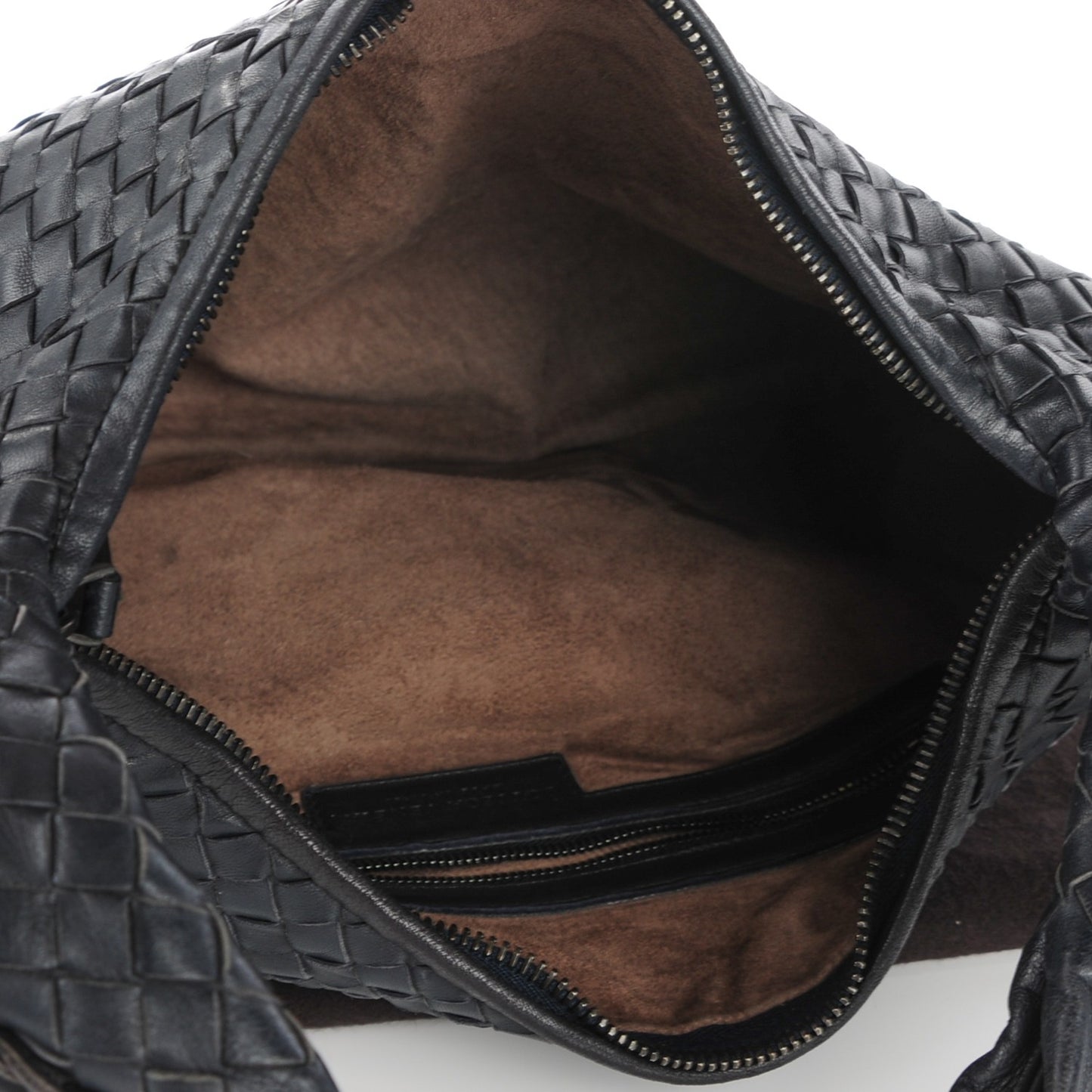 Nappa Intrecciato Medium Veneta Hobo Tourmaline