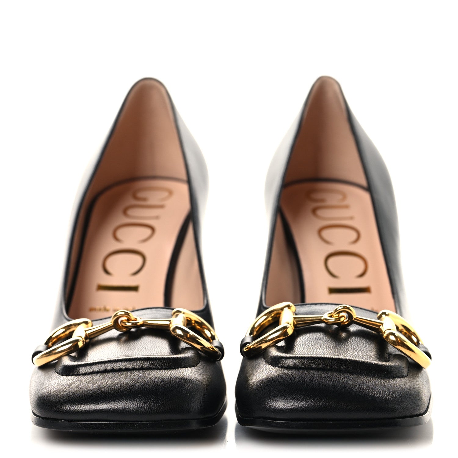 Gucci Malaga Kid Horsebit 75mm Pumps 38 Black 3 of 9