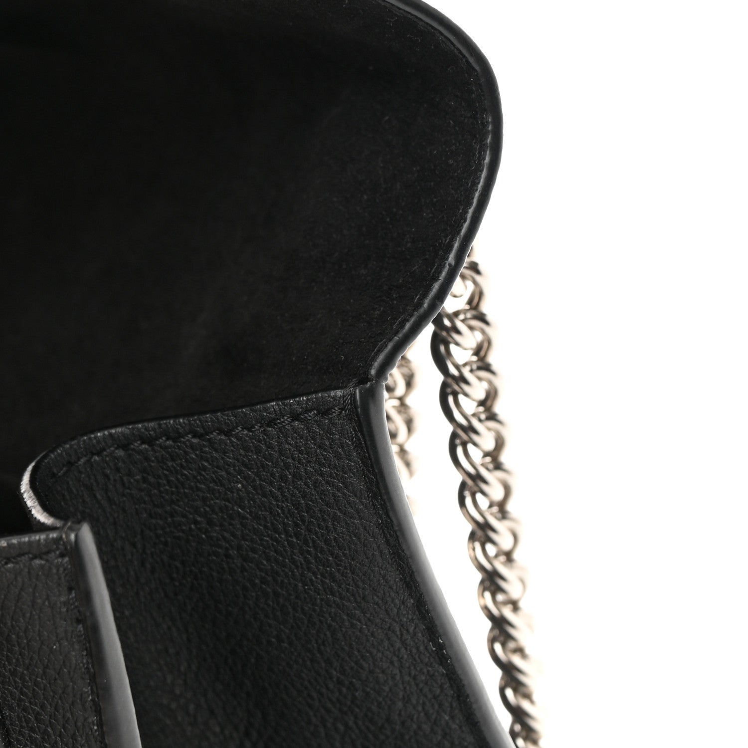 Louis Vuitton Soft Calfskin Mylockme Chain Bag BB Black 11 of 14