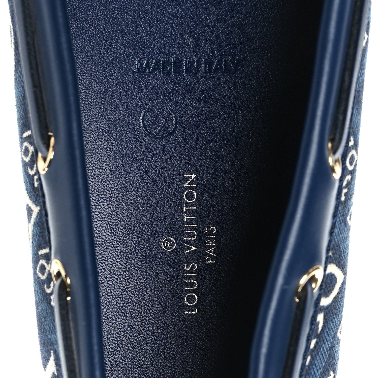 Louis Vuitton Jacquard Since 1854 Gloria Loafers 39 Blue 7 of 7