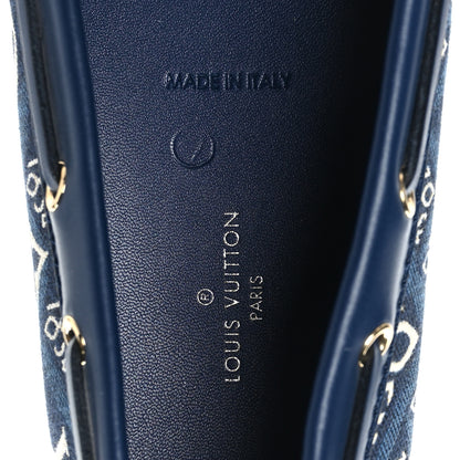 Louis Vuitton Jacquard Since 1854 Gloria Loafers 39 Blue 7 of 7