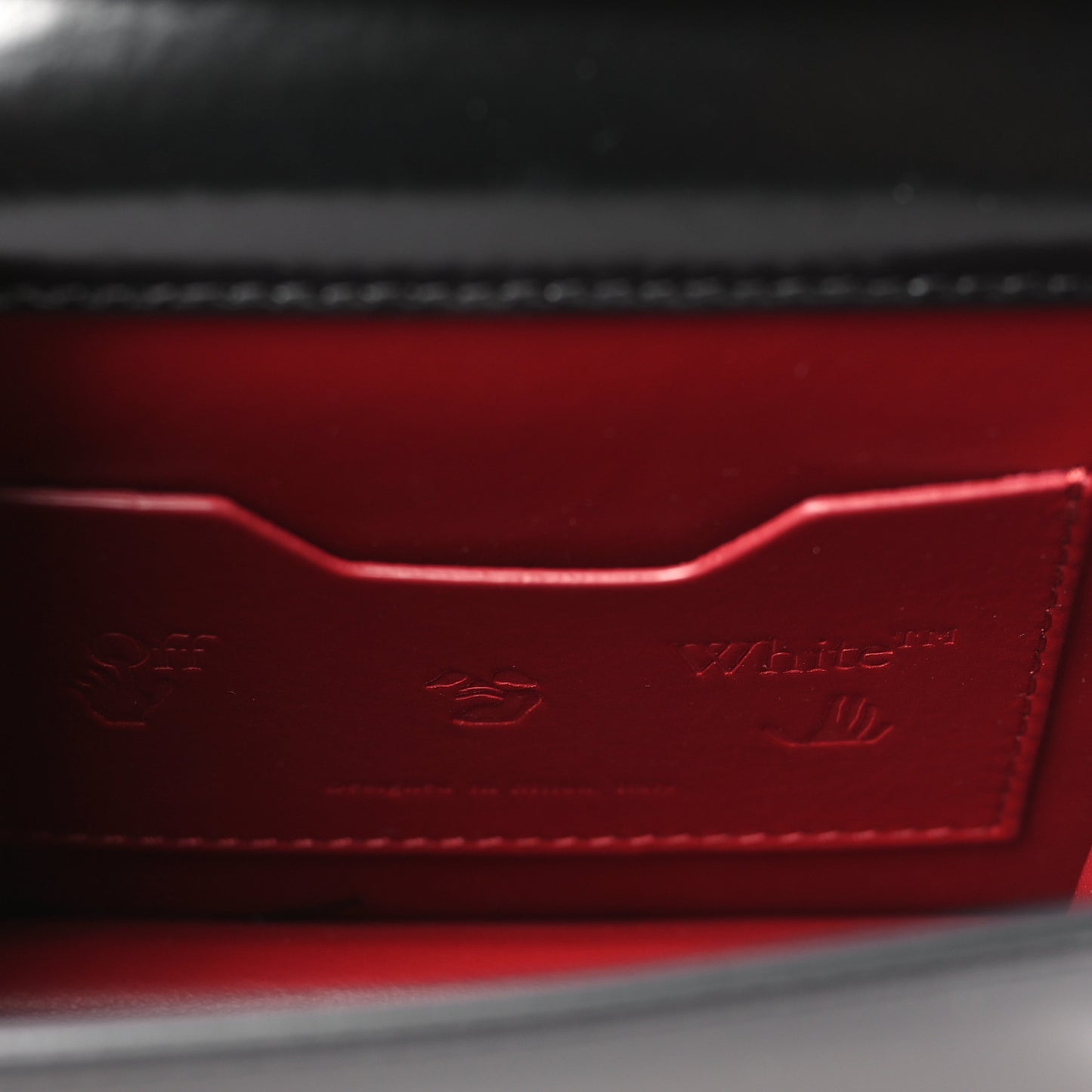 Glazed Calfskin Jitney 0.7 Not For Sale Crossbody Bag Black