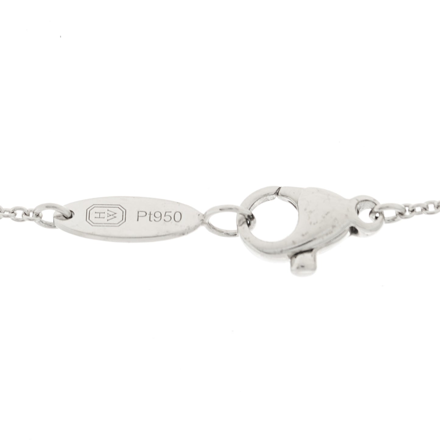 Platinum Diamond Infinite Lily Cluster Pendant Necklace