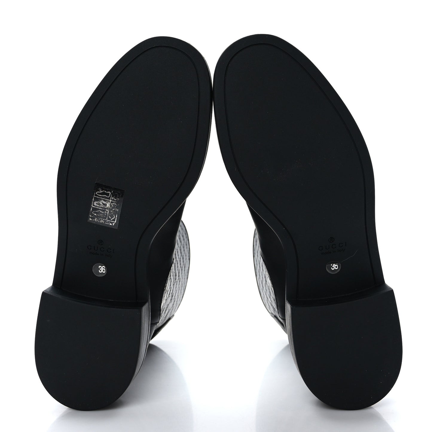 Soft Microguccissima Zip Boots 36 Black