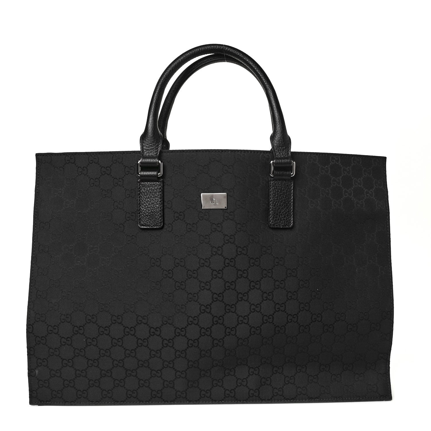 Gucci Nylon Monogram Executive Bag Black 1 of 8