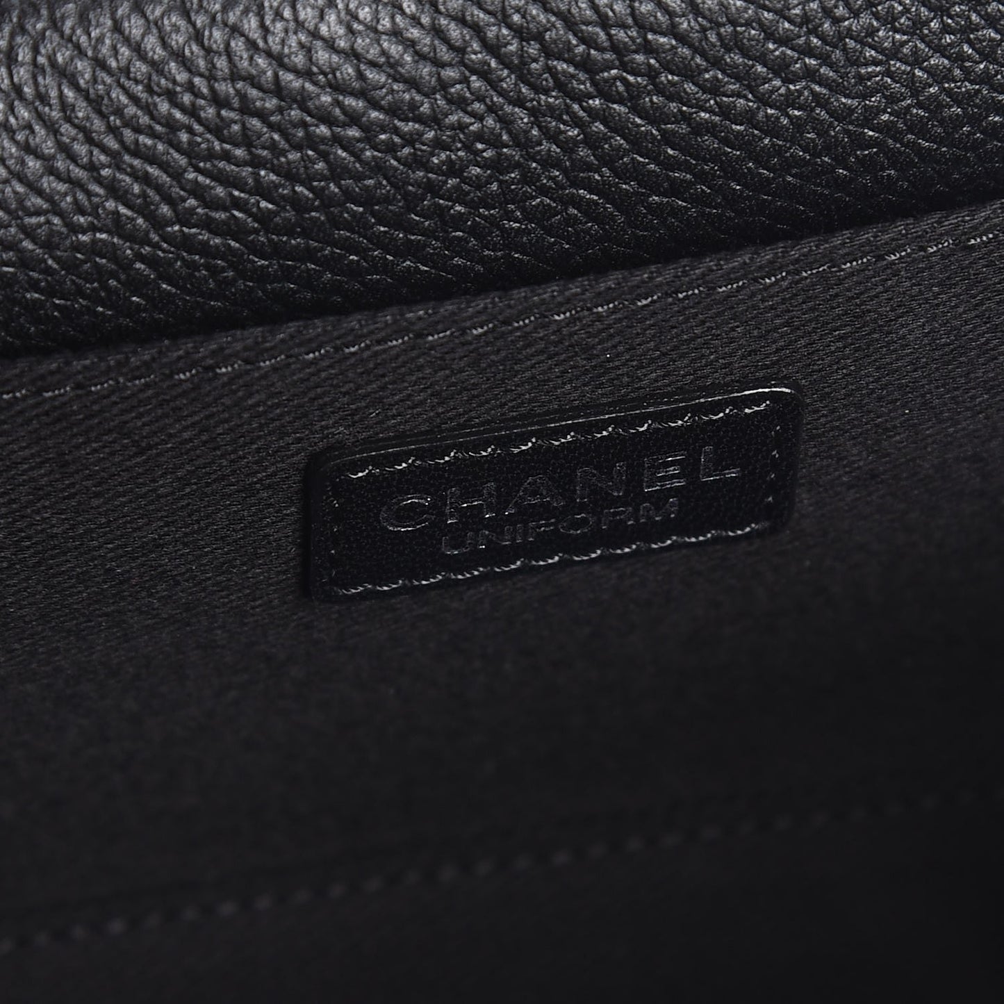 Grained Calfskin Quilted 2.55 Reissue Flap Belt Bag Clutch Black