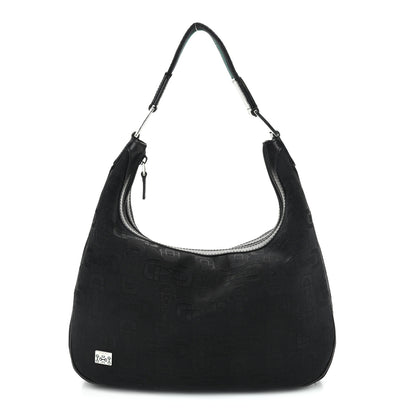 Gucci Canvas Horsebit Hobo Black 1 of 12
