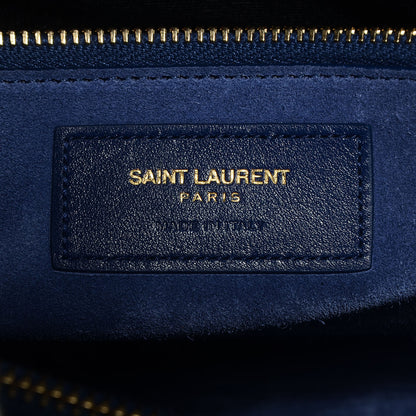 Saint Laurent Leather Classic Sac De Jour Small Blue 6 of 9