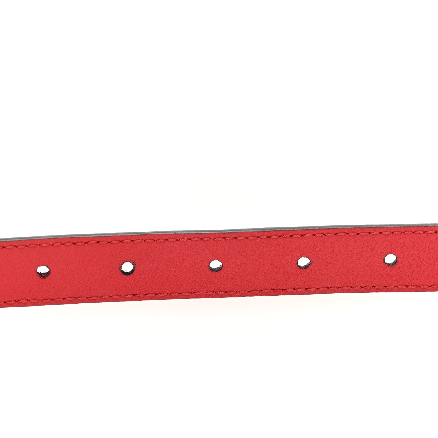 Gucci Snakeskin Queen Margaret Bee Belt 80 32 Black 4 of 4