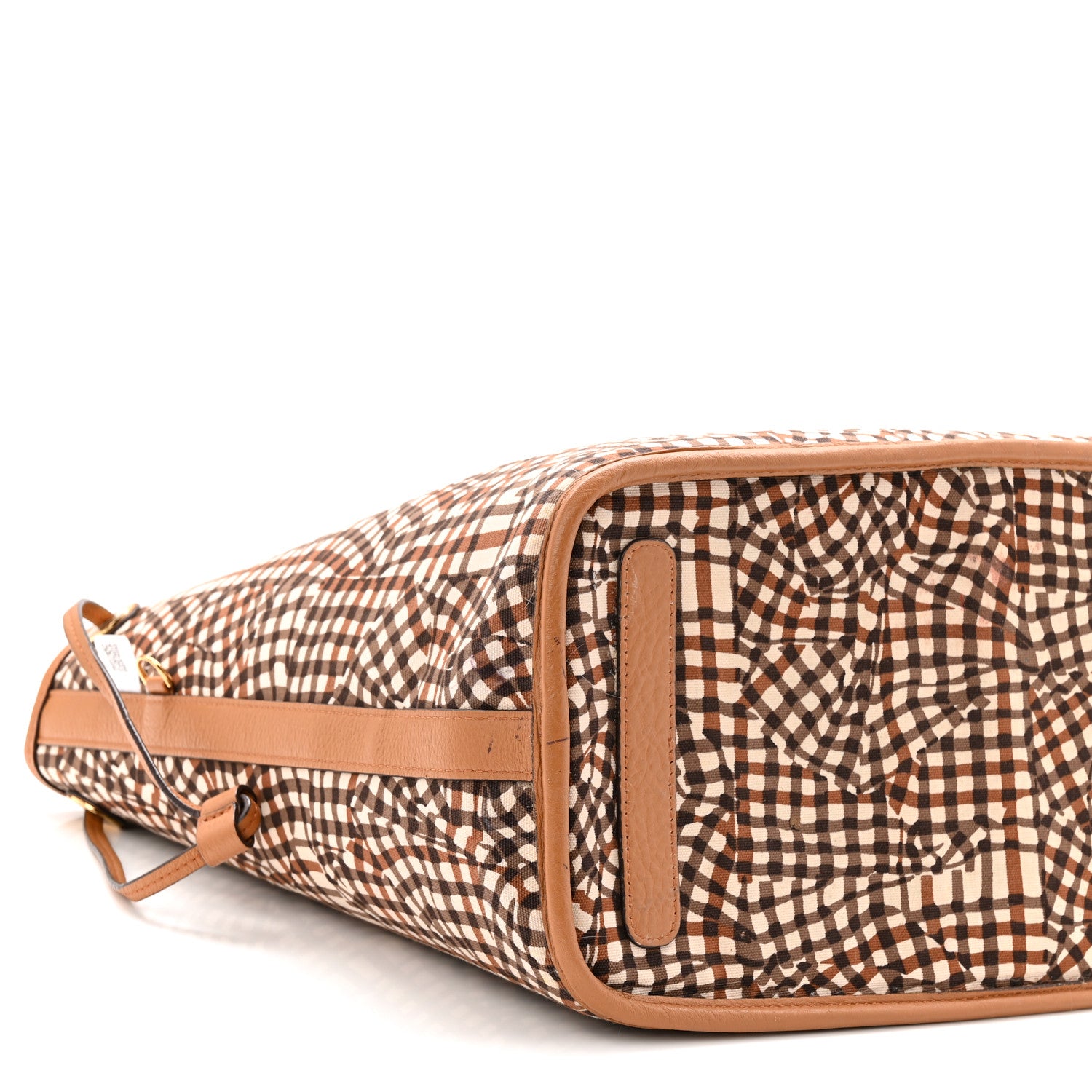 MCM Visetos Medium Liz Reversible Shopper Tote Cognac 14 of 19