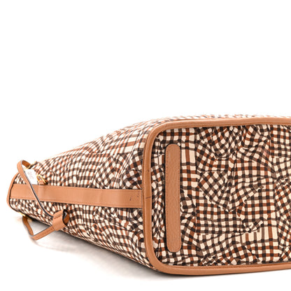 MCM Visetos Medium Liz Reversible Shopper Tote Cognac 14 of 19