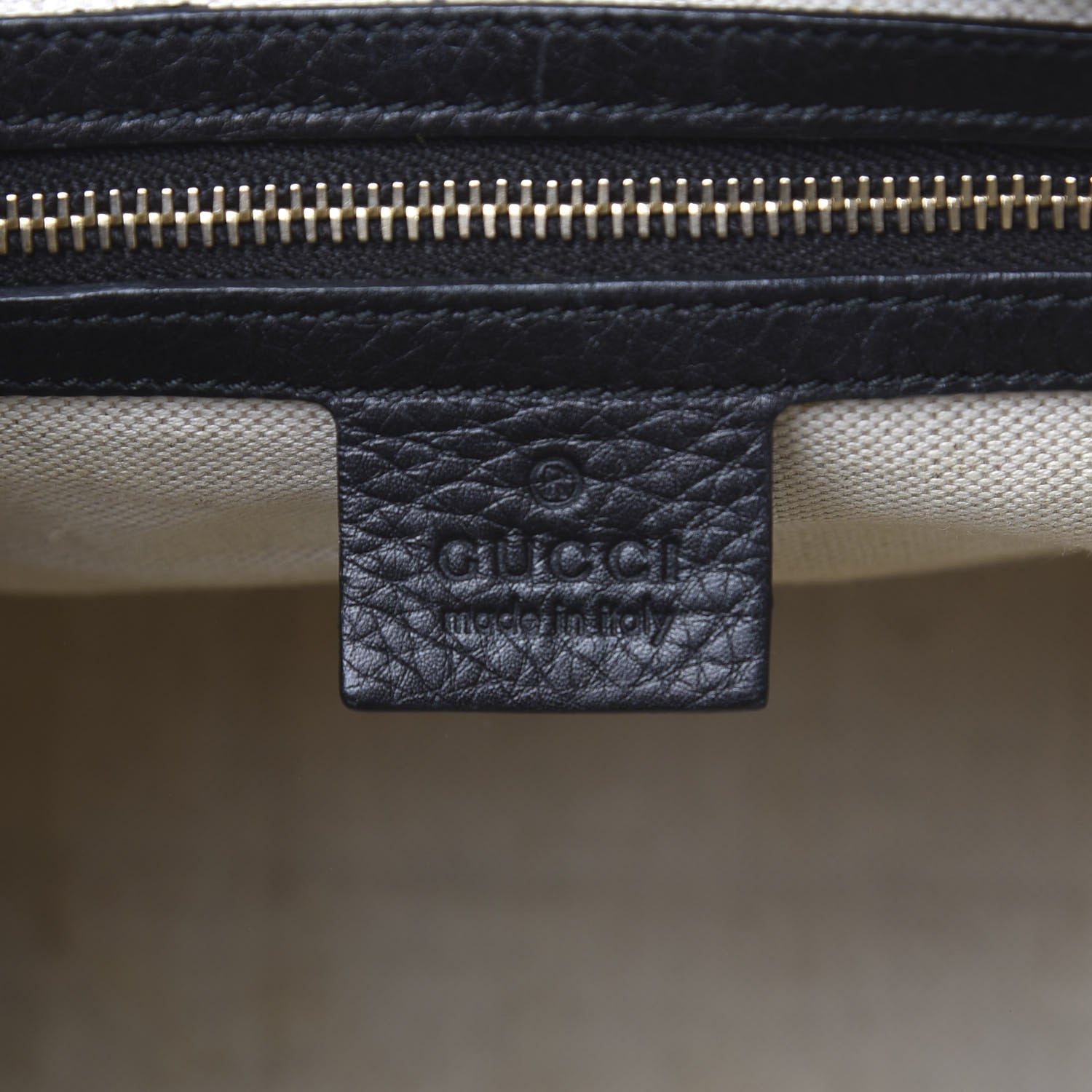 Gucci Calfskin Vintage Web Medium Boston Black 7 of 21