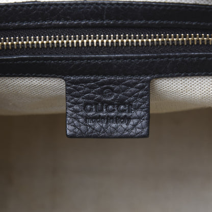 Gucci Calfskin Vintage Web Medium Boston Black 7 of 21