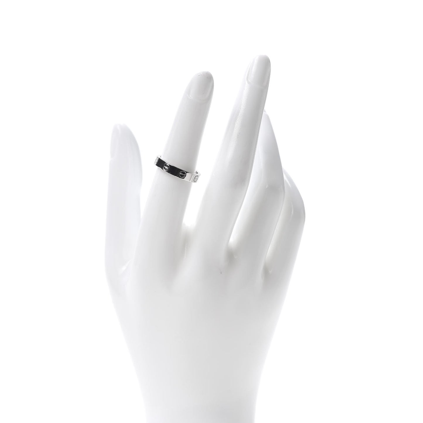 Platinum 3.5mm LOVE Wedding Band Ring 52 6
