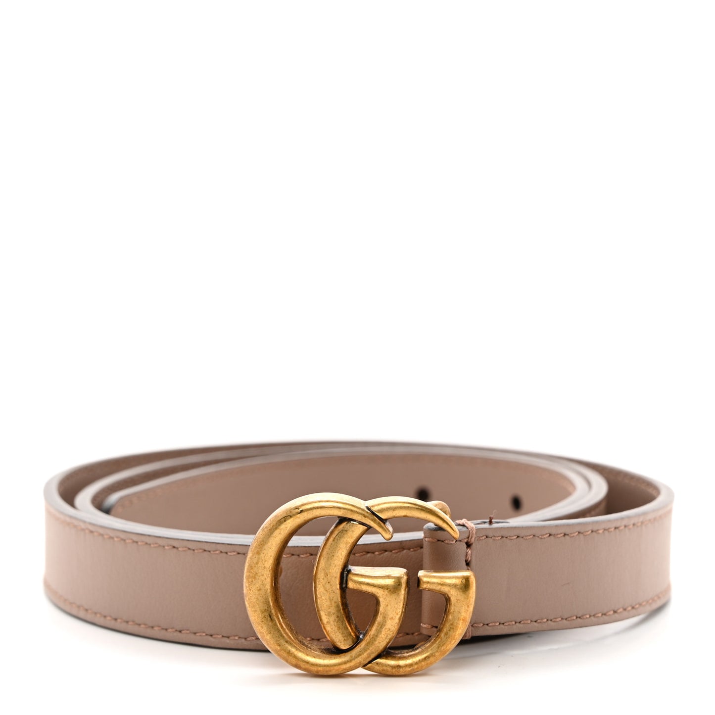 Calfskin Double G 20mm Belt 85 34 Porcelain Rose