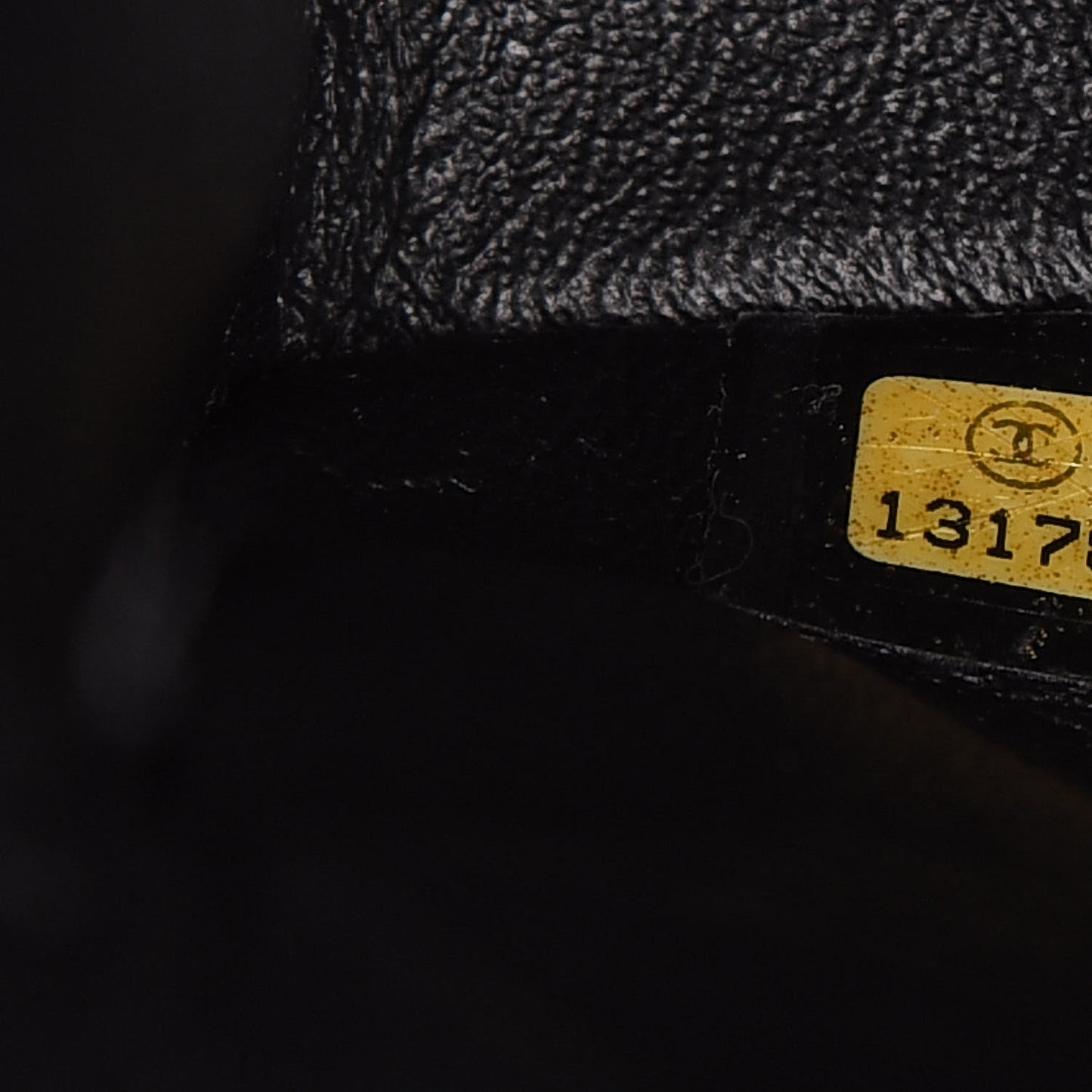 Patent Quilted Medium Double Flap Black
