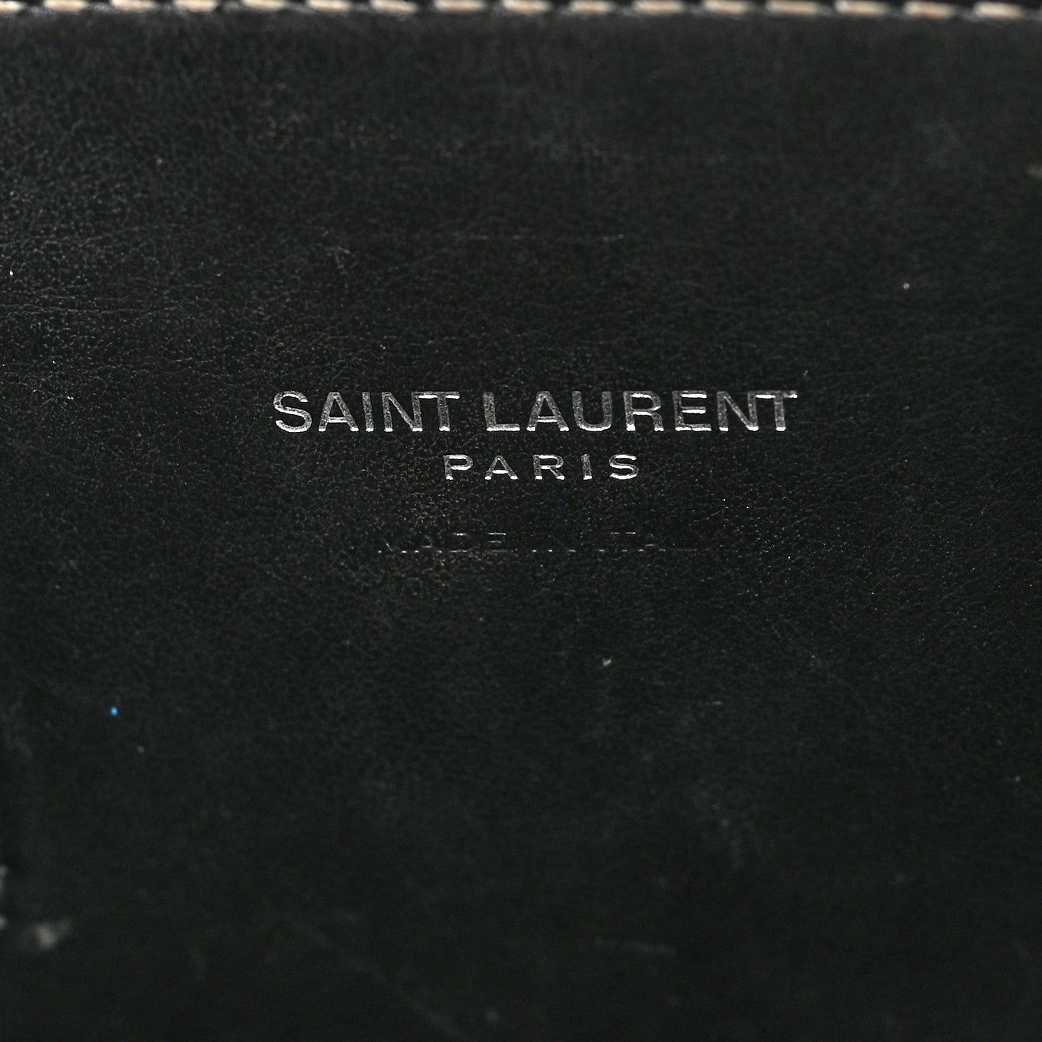 Saint Laurent Grained Calfskin Nano Sac De Jour Porcellana Black 6 of 12