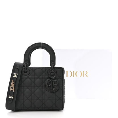 Christian Dior Ultra Matte Calfskin Cannage Small My ABCDior Lady Dior Black 12 of 12