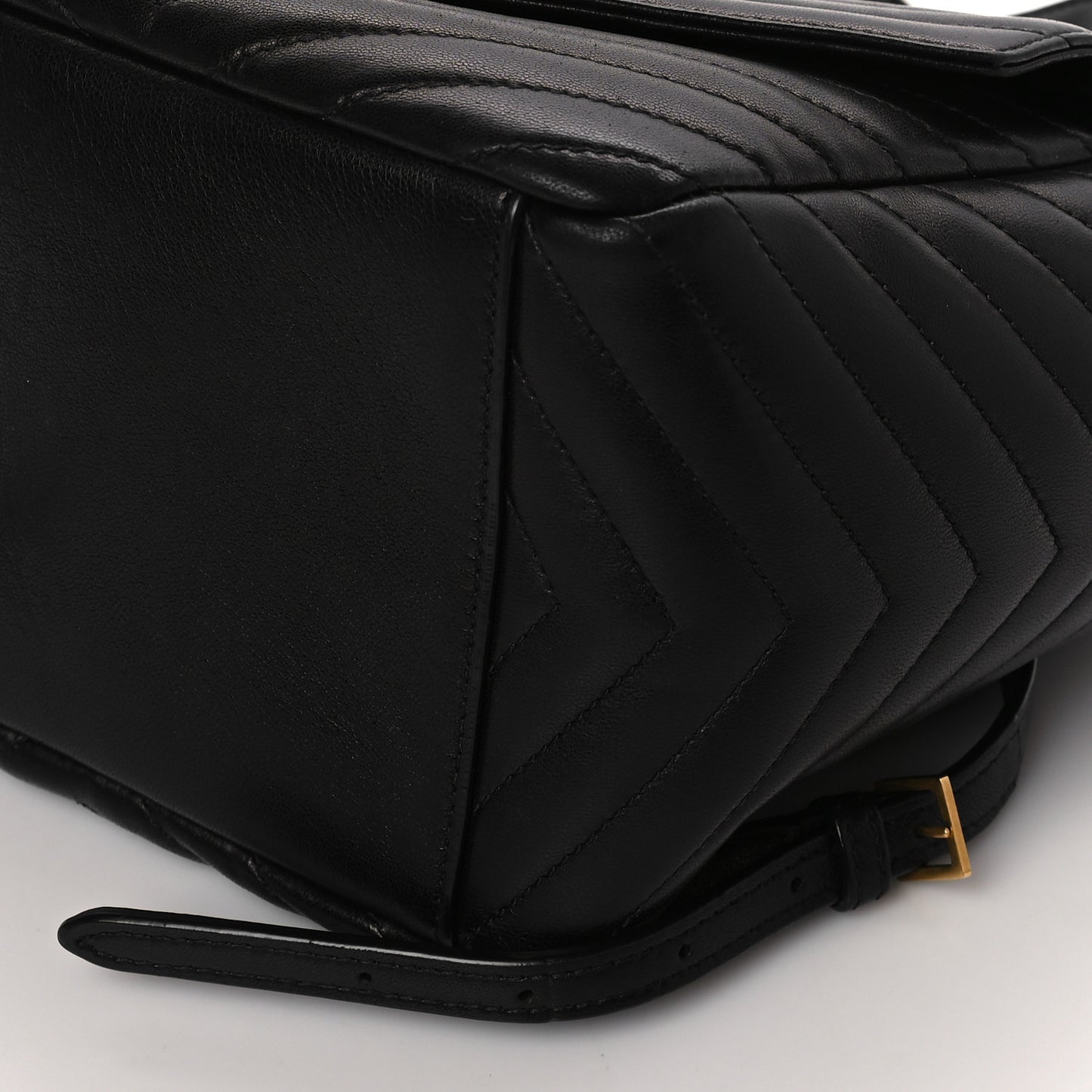 Lambskin Matelasse Monogram Joe Backpack Black