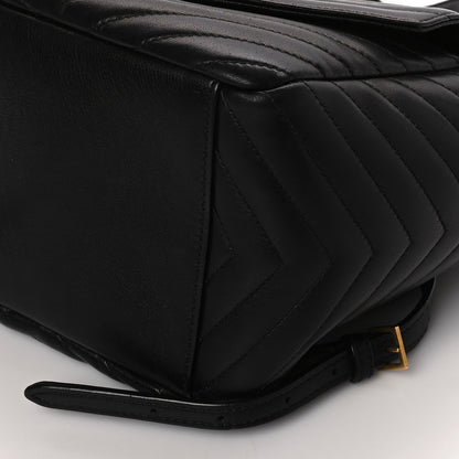 Saint Laurent Lambskin Matelasse Monogram Joe Backpack Black 8 of 8