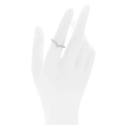 Tiffany Platinum Diamond Soleste V Band Ring 53 6.5 2 of 5