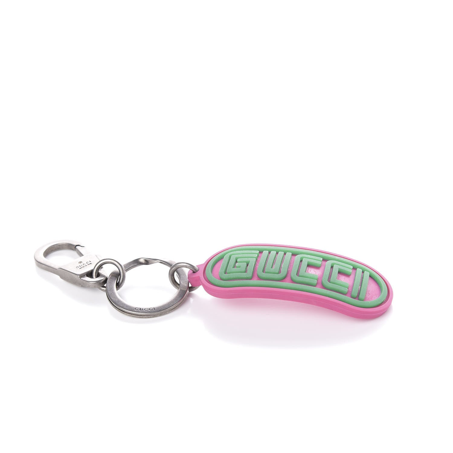 Gucci X SEGA Rubber Logo Key Chain Pink 4 of 5