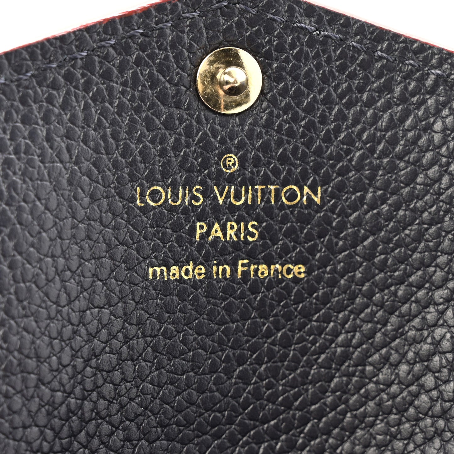 Empreinte Key Pouch Marine Rouge