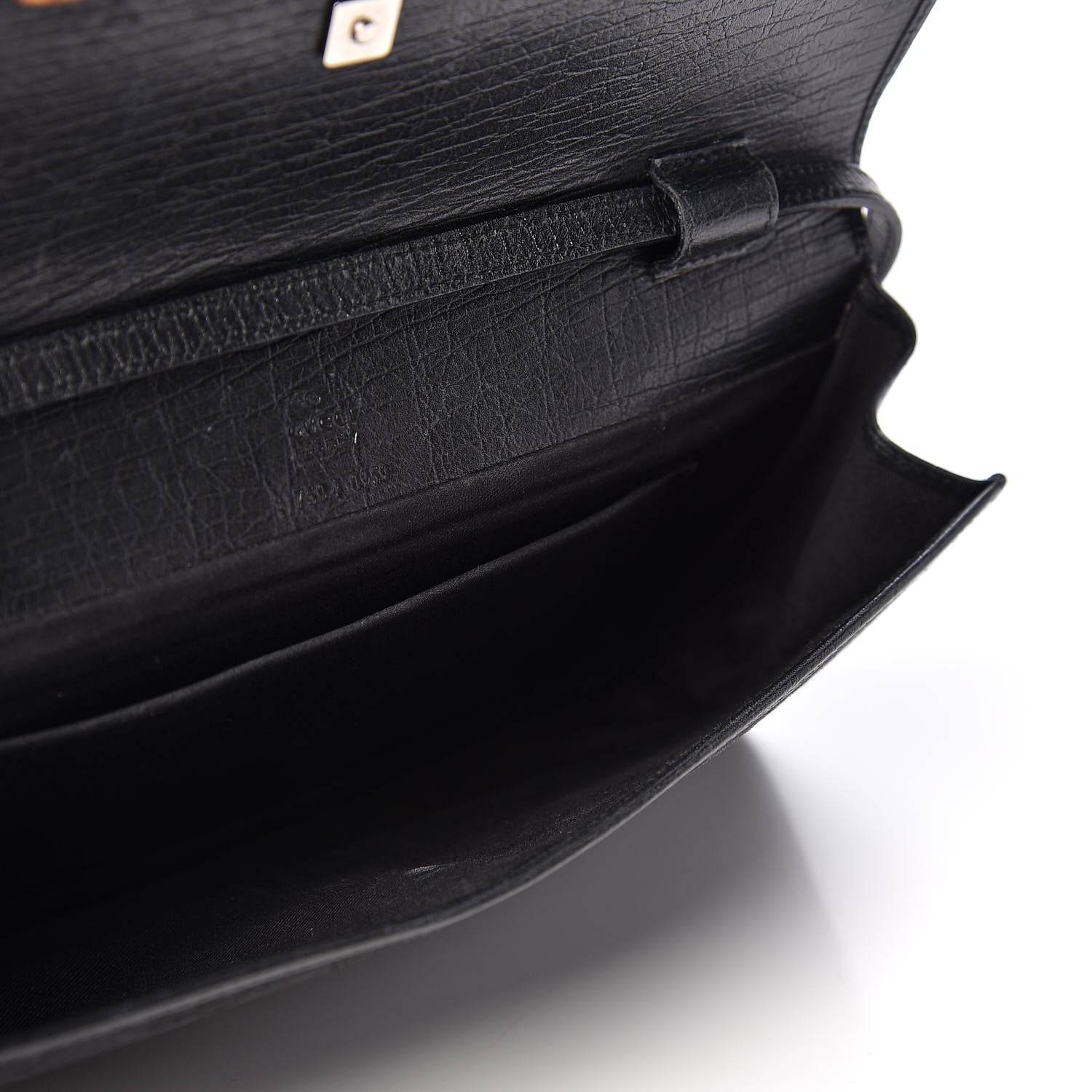 Gucci Monogram Bamboo Bar Clutch Black 4 of 10