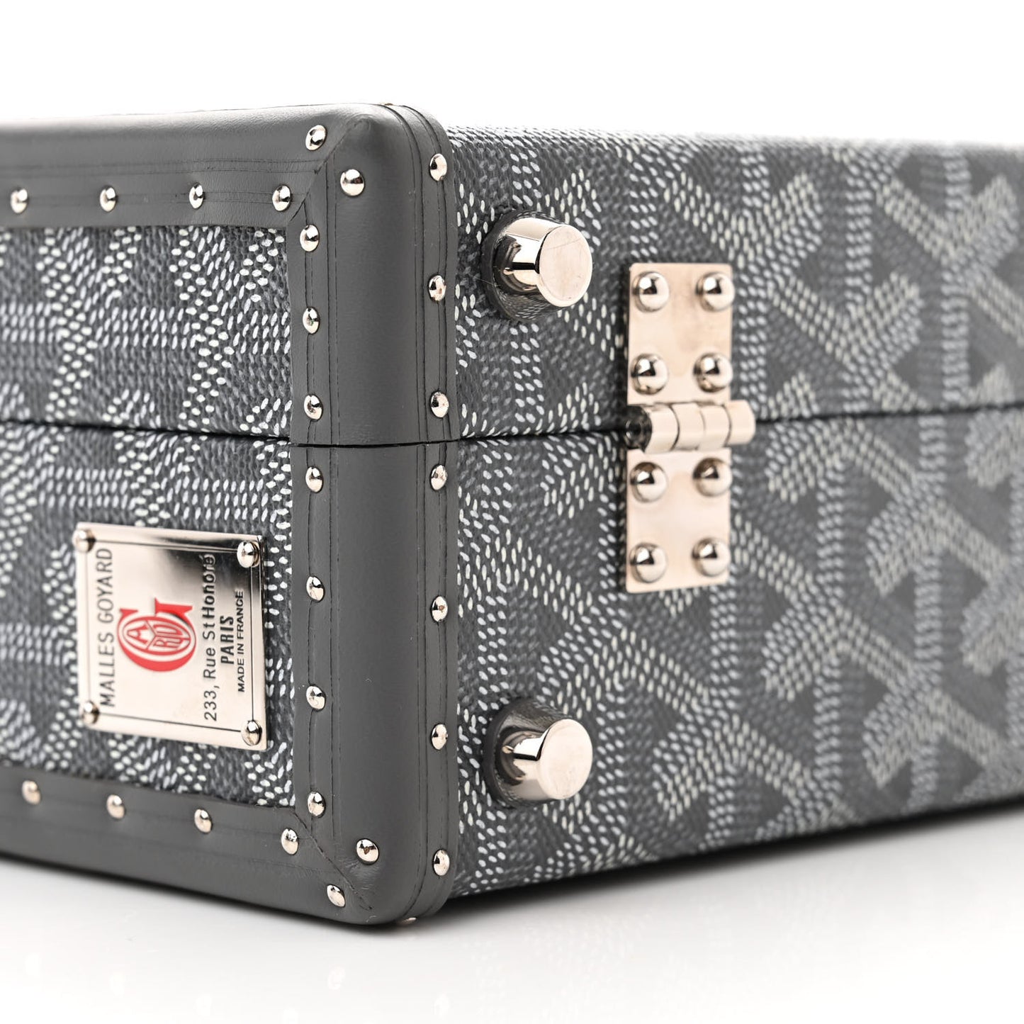 Goyardine Grand Hotel Trunk Bag Grey