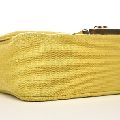 Chanel Jersey Quilted Mini Chic With Me Flap Yellow 8 of 13