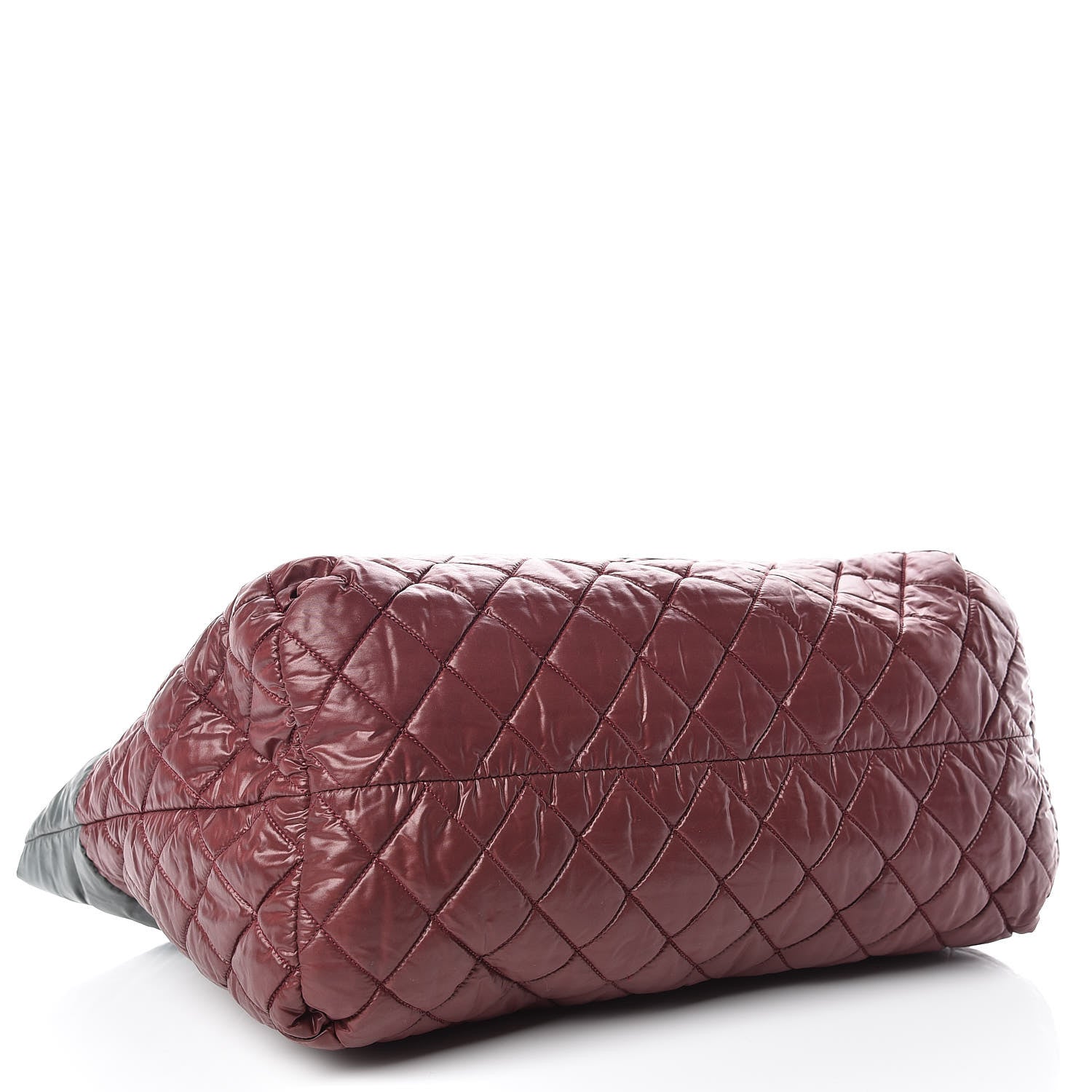 Chanel Nylon Quilted Medium Coco Cocoon Reversible Tote Grey 7 of 15
