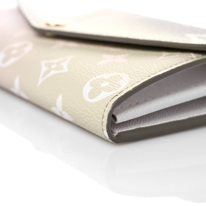 Louis Vuitton Monogram Giant Spring In The City Sarah Wallet NM Sunset Kaki 8 of 8
