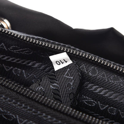 Prada Tessuto Nylon Saffiano Vela Backpack Black 6 of 10
