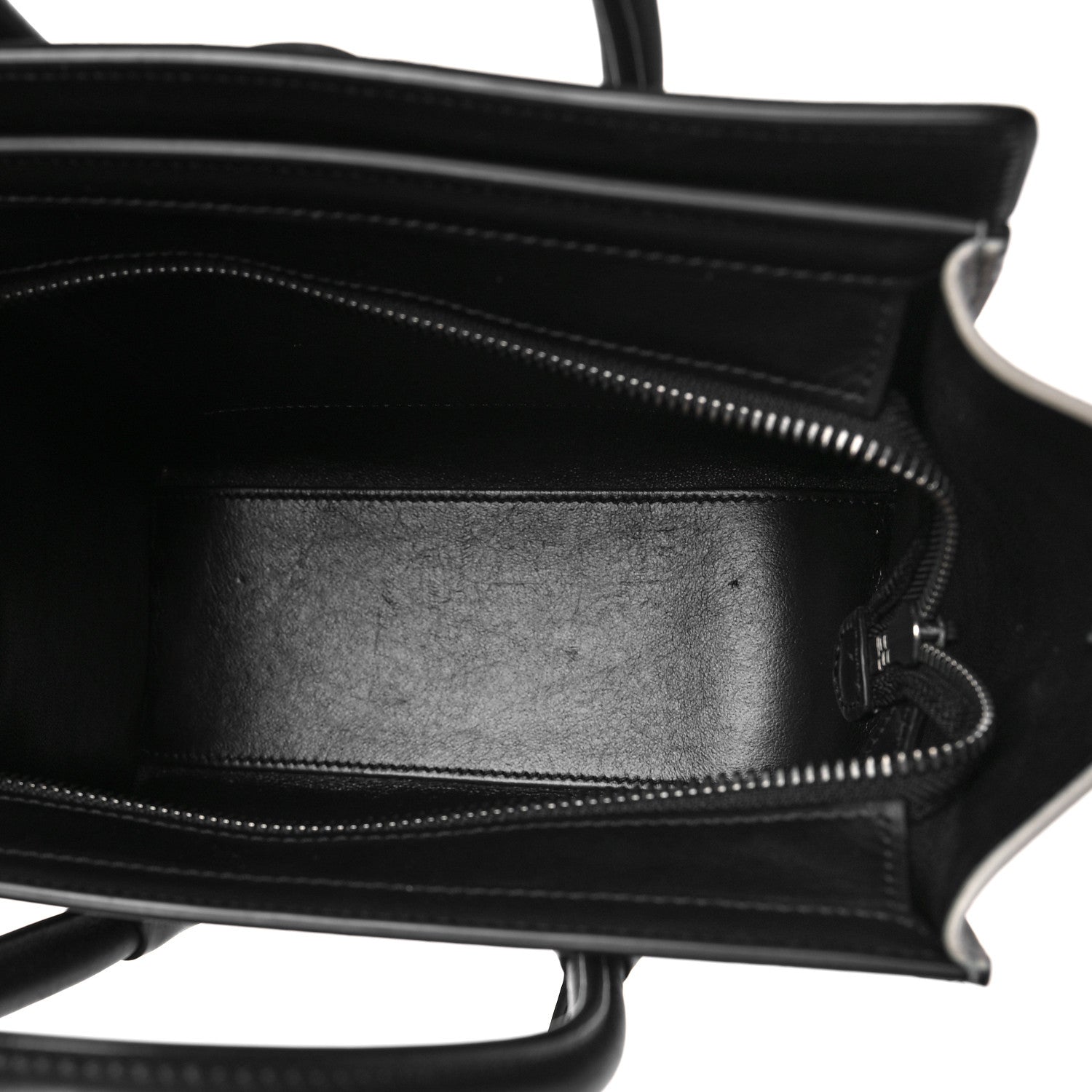 Celine Bullhide Calfskin Nubuck Nano Tri-Color Luggage Bright Red 5 of 10