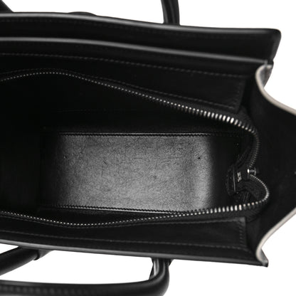 Celine Bullhide Calfskin Nubuck Nano Tri-Color Luggage Bright Red 5 of 10