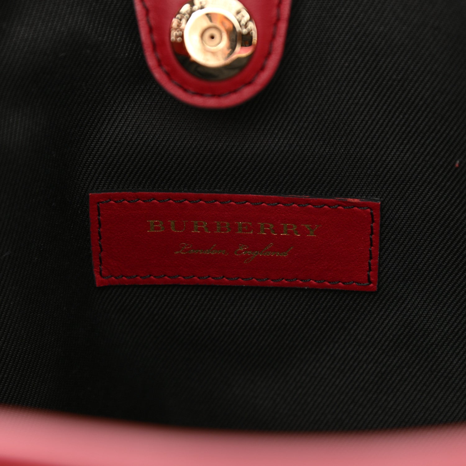 Burberry Horseferry Check Medium Ballingdon Tote Honey Parade Red 7 of 13