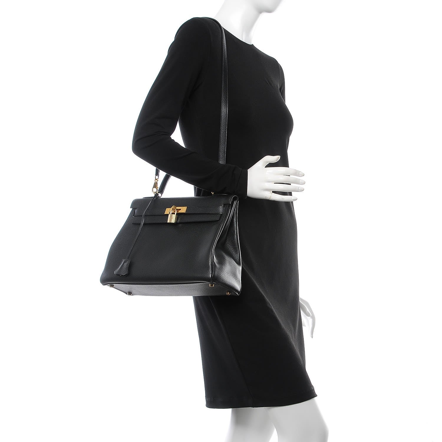 Hermes Ardennes Kelly Retourne 32 Black 2 of 43