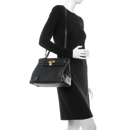Hermes Ardennes Kelly Retourne 32 Black 2 of 43