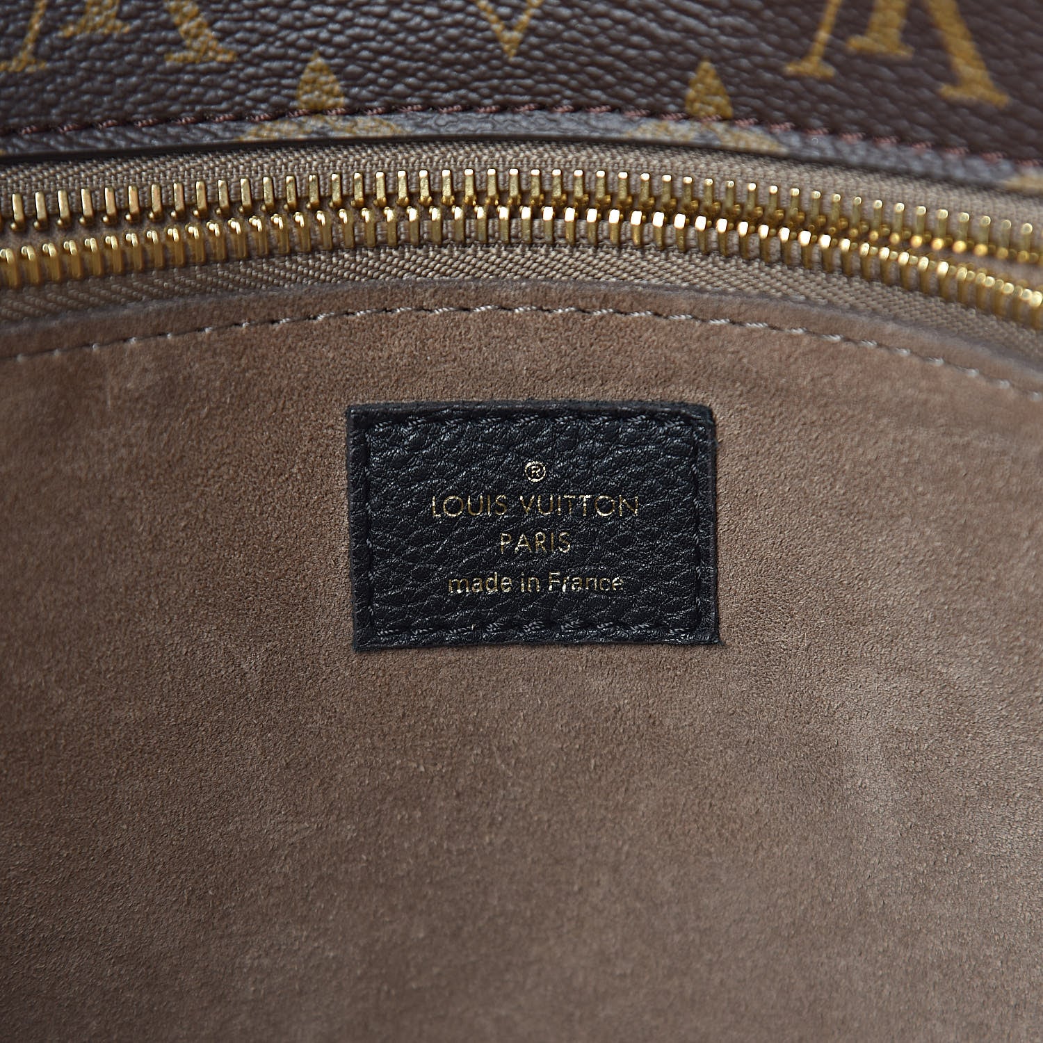 Louis Vuitton Monogram Tote W PM Black 6 of 12
